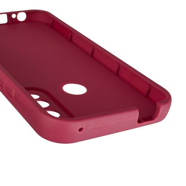 Чохол силіконовий Soft Touch з 3D принтом для Huawei P Smart Z бордовий (Повний захист камери) 0044366 фото
