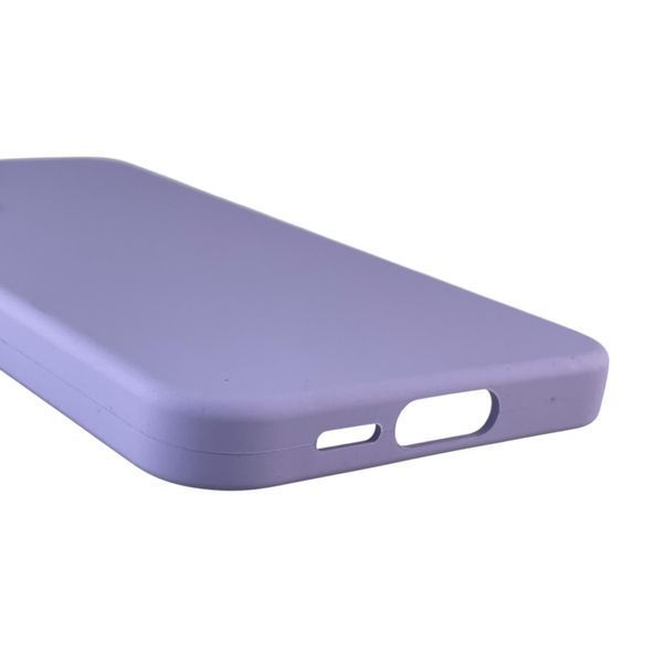 Чехол для Samsung Galaxy S24 FE (SM-S721B) силиконовый с микрофиброй нескользящий на самсунг с24 фе сиреневый 0032200 фото