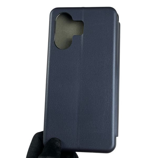 Чехол-книжка для Xiaomi Poco C65 с подставкой на сяоми поко с65 тёмно-синяя 0013289 фото