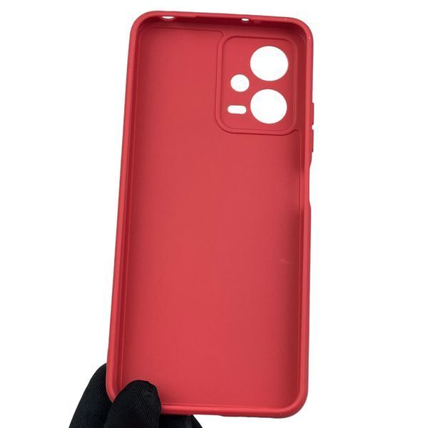 Чохол для Xiaomi Redmi Note 12 5G з квадратними гранями із захистом камери на сяомі нот 12 5г червоний 0012705 фото
