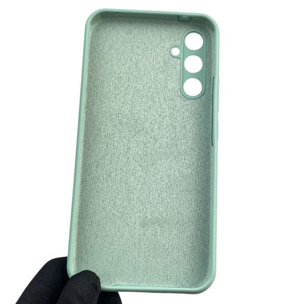 Чохол для Samsung Galaxy A34 5G (SM-A346E) силіконовий з мікрофіброю нековзний на самсунг а34 5г бірюзовий 0031937 фото