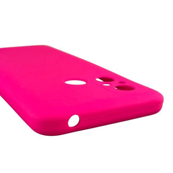 Чохол для Xiaomi Redmi 12C силіконовий з мікрофіброю нековзний на сяомі редмі 12с малиновий 0032586 фото