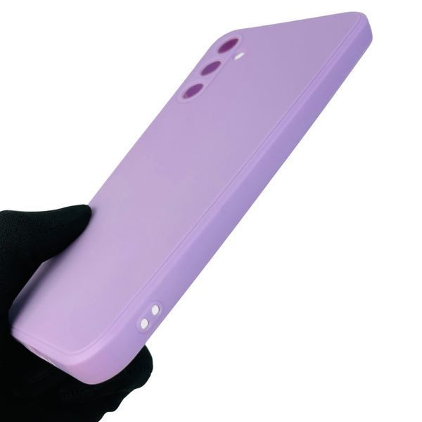 Чехол для Samsung Galaxy A34 5G SM-A346E с квадратными гранями с защитой камеры на самсунг а34 5г сиреневый 0001519 фото