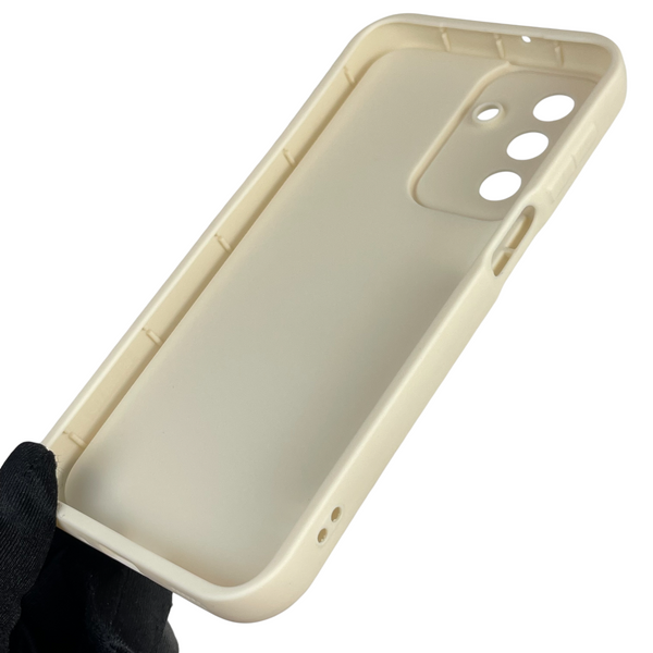 Чохол силіконовий Soft Touch з 3D принтом для Samsung Galaxy A17 5G (SM-A175F) молочний (Повний захист камери) 0040438 фото