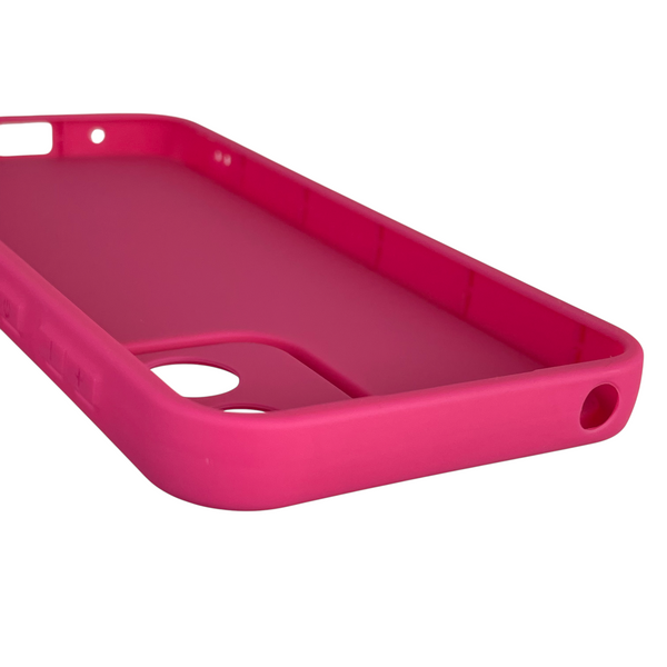Чохол силіконовий Soft Touch з 3D принтом для Motorola Moto E13 (PAXT0034) малиновий (Повний захист камери) 0040250 фото