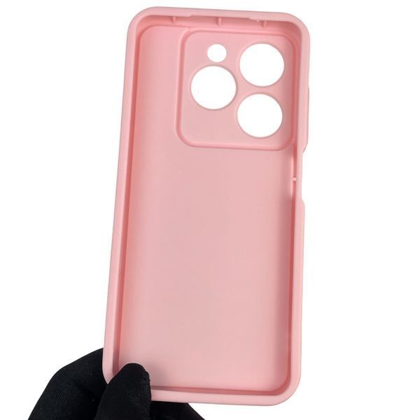 Чохол силіконовий оригінальний Soft Touch з 3D принтом кумедний тед ведмідик для TECNO Spark Go 2024 (BG6) рожевий (Повний захист камери) 0048762 фото