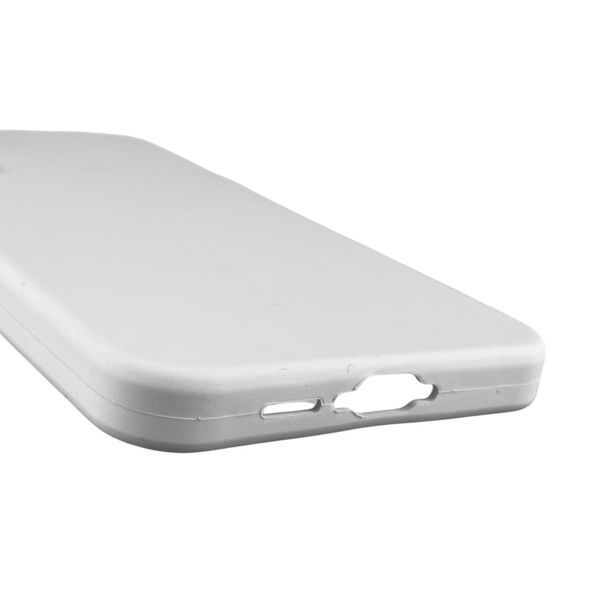 Чохол для Samsung Galaxy A55 5G (SM-A556B) силіконовий з мікрофіброю нековзний на самсунг а55 5г білий 0032079 фото