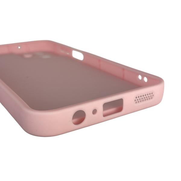 Чохол силіконовий Soft Touch з 3D принтом жіночим для Samsung Galaxy A07 4G (SM-A075F) рожевий (Повний захист камери) 0042615 фото