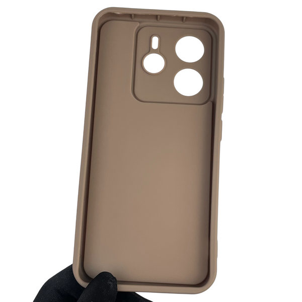 Чохол силіконовий Soft Touch з 3D принтом Майнкрафт для Xiaomi Redmi Note 14 4G EU коричневий (Повний захист камери) 0041634 фото