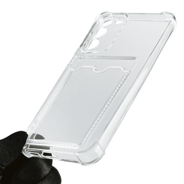 Чехол для Samsung Galaxy S23 Plus SM-S916B с бронь углами с карманом для k-pop на самсунг с23 плюс прозрачный 0000272 фото