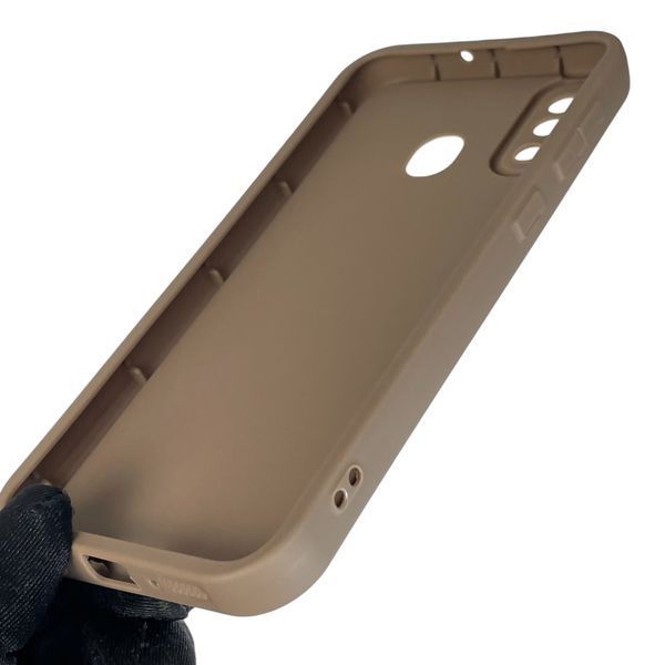 Чехол силиконовый Soft Touch с 3D принтом мема сибу для Samsung Galaxy A20 (SM-A205F) коричневый (Полная защита камеры) 0048084 фото