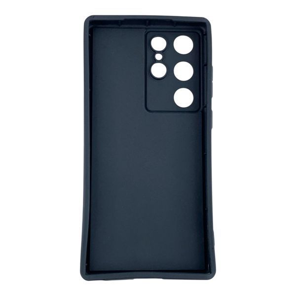 Чехол силиконовый Soft Touch для Samsung Galaxy S23 Ultra черный (Полная защита камеры) 0054090 фото