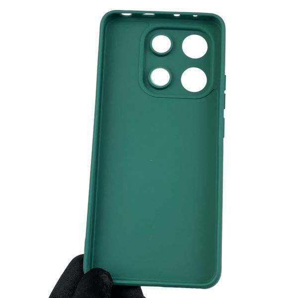 Чохол для Xiaomi Redmi Note 13 4G з квадратними гранями із захистом камери на сяомі редмі нот 13 4г зелений 0012856 фото