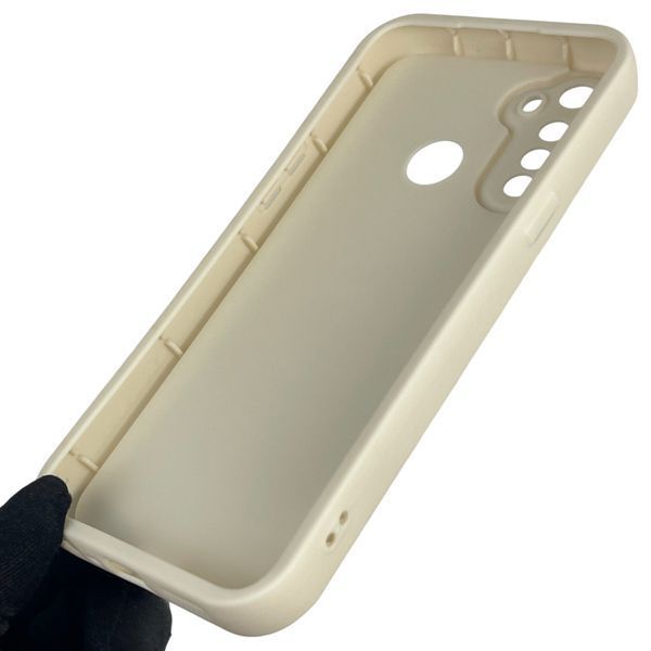 Чехол силиконовый оригинальный Soft Touch с 3D принтом волшебной минни маус для Realme C3 молочный (Полная защита камеры) 0049596 фото