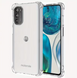 Прозорий протиударний чохол для Motorola G82 з посиленими кутами із захистом камери (силікон TPU, моторола г82) 0061780 фото 1