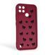Чехол силиконовый Soft Touch с 3D принтом для Realme C25Y бордовый (Полная защита камеры) 0044566 фото 1
