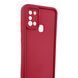 Чохол силіконовий Soft Touch для Samsung Galaxy A21s бордовий (Повний захист камери) 0053995 фото 3