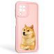 Чехол силиконовый оригинальный Soft Touch с 3D принтом мема сибу для Samsung Galaxy M32 4G (SM-M325F) пудровый (Полная защита камеры) 0047525 фото 1