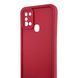 Чохол силіконовий Soft Touch для Samsung Galaxy A21s бордовий (Повний захист камери) 0053995 фото 4