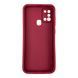Чохол силіконовий Soft Touch для Samsung Galaxy A21s бордовий (Повний захист камери) 0053995 фото 2