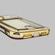 Чехол для Apple iPhone 11 с золотой окантовкой с карманом для карт на айфон 11 золотой 0012984 фото 6