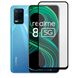 Захисне скло для телефона Realme 8 протиударне повноекранне на реалмі 8 чорне 0038267 фото 1