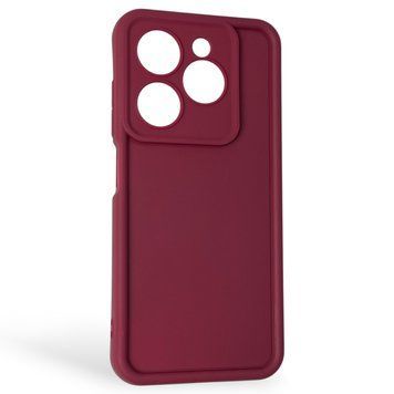 Чохол силіконовий Soft Touch для TECNO Spark Go 2024 (BG6) бордовий (Повний захист камери) 0044308 фото