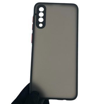 Чехол для Samsung Galaxy A50 SM-A505F противоударный с высокими бортами с защитой камеры на самсунг а50 чёрный 0000928 фото
