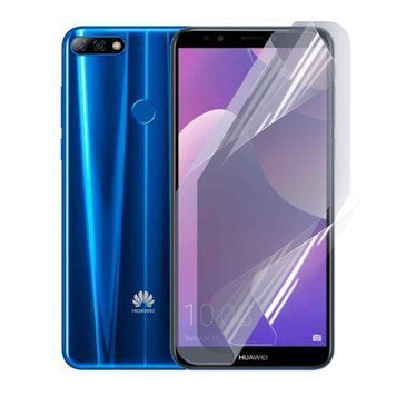 Антишпион приватная плёнка гидрогелевая для Huawei Y7 Prime 2018 на хуавей у7 прайм 2018 прозрачная 0030818 фото