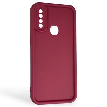 Чехол силиконовый Soft Touch для Oppo A31 бордовый (Полная защита камеры) 0043977 фото