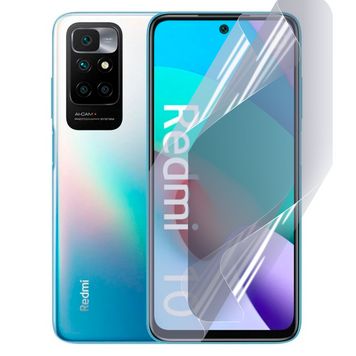 Плёнка гидрогелевая для Xiaomi Redmi 10 (4G) МАТОВАЯ противоударная на сяоми редми 10 прозрачная 0013881 фото