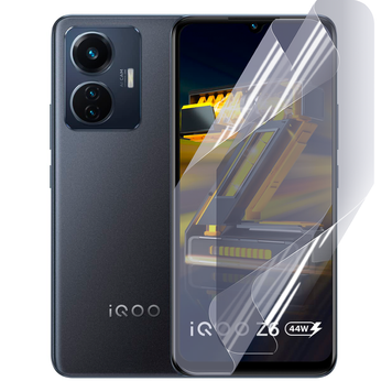 Плёнка гидрогелевая для VIVO IQOO Z6 44W МАТОВАЯ противоударная на виво айку з6 44в прозрачная 0034963 фото