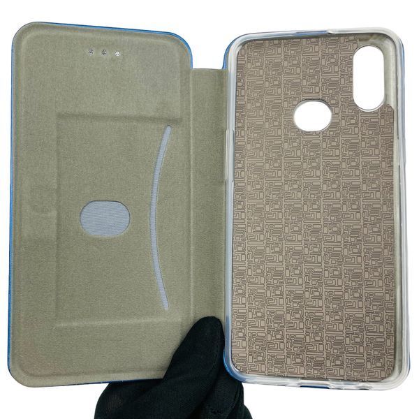 Чехол-книжка для Samsung Galaxy A10s SM-A107F с подставкой на самсунг а10с синяя 0001402 фото