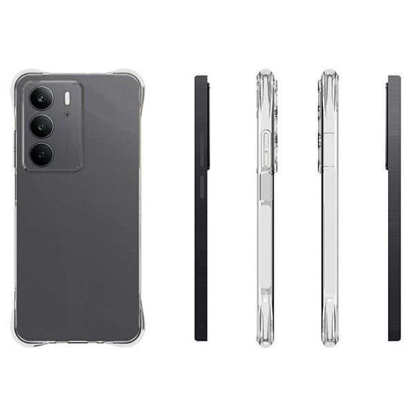 Прозорий чохол для Realme C75 з кутами-амортизаторами із захистом камери протиударний (реалми с75) 0061423 фото