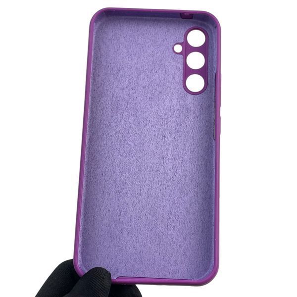 Чехол для Samsung Galaxy A34 5G (SM-A346E) силиконовый с микрофиброй нескользящий на самсунг а34 5г фиолетовый 0031938 фото