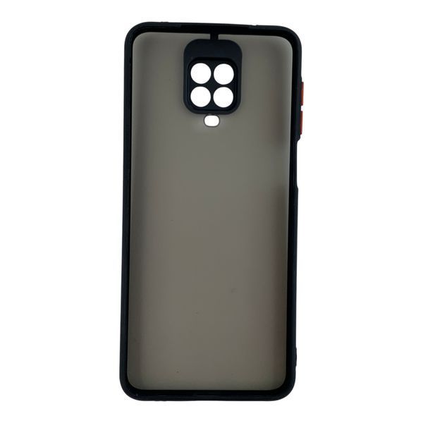 Чохол для телефона Xiaomi Redmi Note 9 Pro с 3D принтом бантики з серцями із захистом камери чорний 0059391 фото