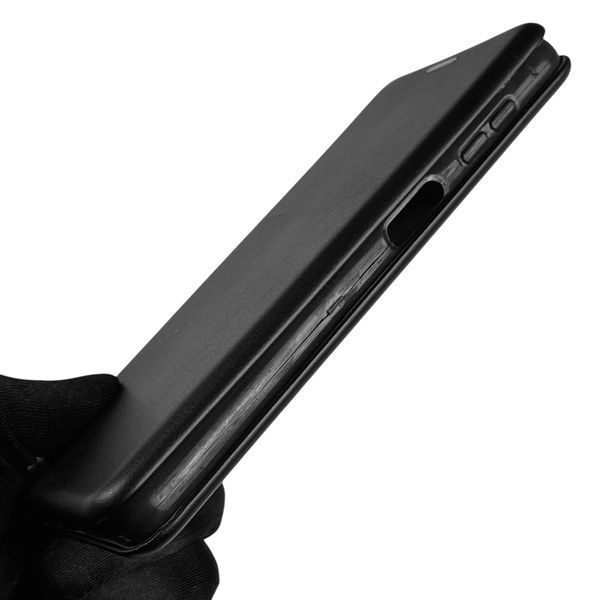 Чехол-книжка для Samsung Galaxy M32 4G (SM-M325F) с подставкой на самсунг м32 чёрная 0013290 фото