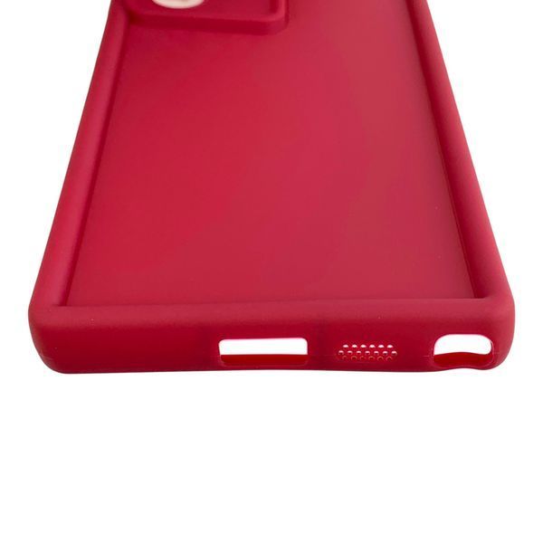 Чехол силиконовый Soft Touch для Samsung Galaxy S24 Ultra бордовый (Полная защита камеры) 0054091 фото