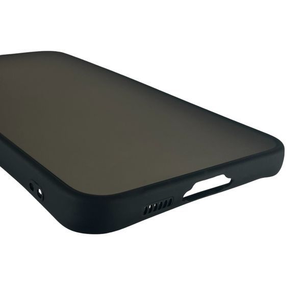 Чехол для Samsung Galaxy S23 FE (SM-S711) матовый с высокими бортами с защитой камеры на самсунг с23 фе чёрный 0012124 фото