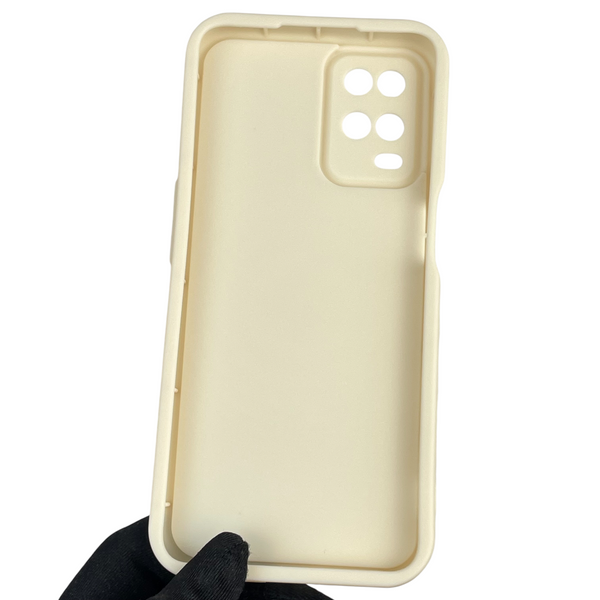Чехол силиконовый Soft Touch с 3D принтом для Oppo A54 4G молочный (Полная защита камеры) 0040303 фото