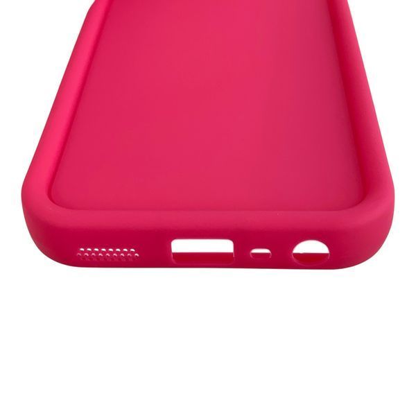 Чехол силиконовый Soft Touch для Oppo A16s малиновый (Полная защита камеры) 0054267 фото