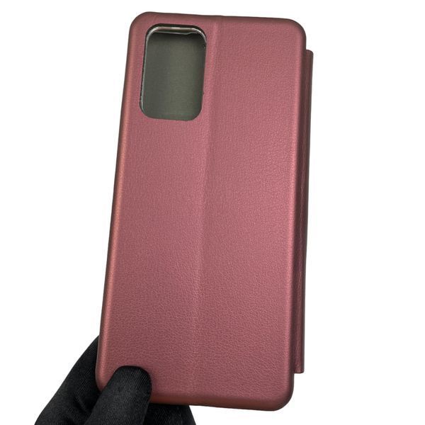 Чехол-книжка для Xiaomi Redmi Note 10 Pro с подставкой на сяоми редми нот 10 про бордовая 0002083 фото