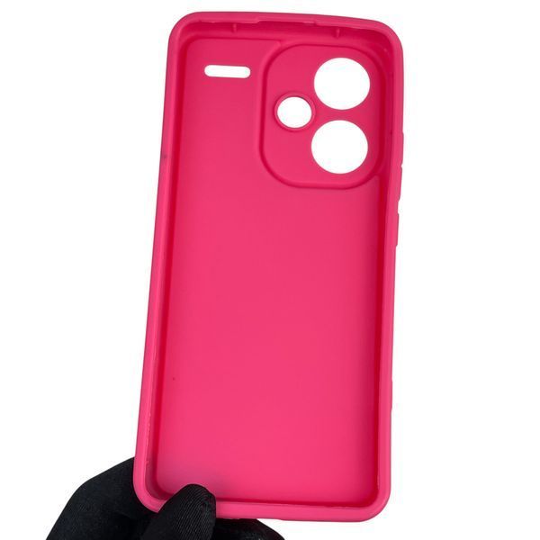 Чехол силиконовый оригинальный Soft Touch с 3D принтом волшебной минни маус для Xiaomi Redmi Note 13 Pro Plus 5G малиновый (Полная защита камеры) 0050149 фото