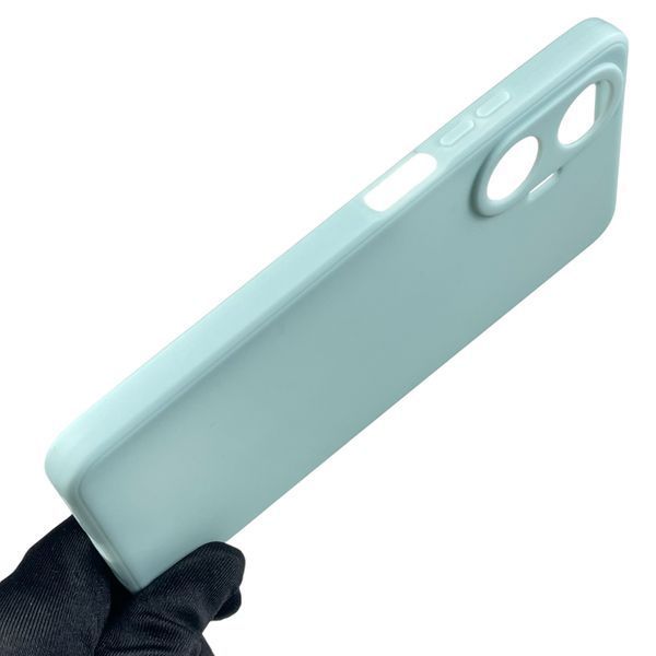 Чехол для Realme C55 с квадратными гранями с защитой камеры на реалми с55 серый 0012555 фото