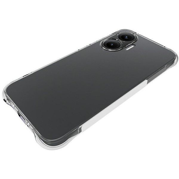 Прозрачный противоударный чехол для Xiaomi Poco F7 с усиленными углами с защитой камеры (силикон TPU, сяоми поко ф7) 0061456 фото