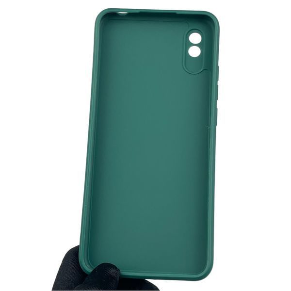 Чохол для Xiaomi Redmi 9A з квадратними гранями із захистом камери на сяомі редмі 9а зелений 0012757 фото