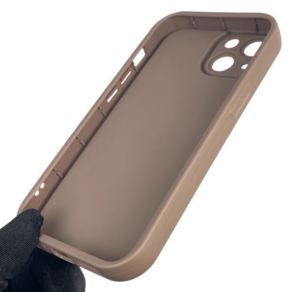 Чохол силіконовий оригінальний Soft Touch з 3D принтом чарівна мінні маус для Apple iPhone 13 коричневий (Повний захист камери) 0049497 фото