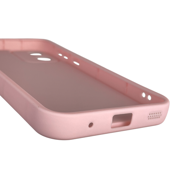 Чохол силіконовий Soft Touch з 3D принтом для Motorola Moto E13 (PAXT0034) рожевий (Повний захист камери) 0040252 фото