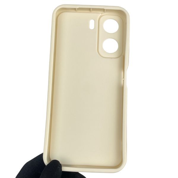 Чехол силиконовый оригинальный Soft Touch с 3D принтом мема сибу для Xiaomi Redmi 13C молочный (Полная защита камеры) 0047777 фото