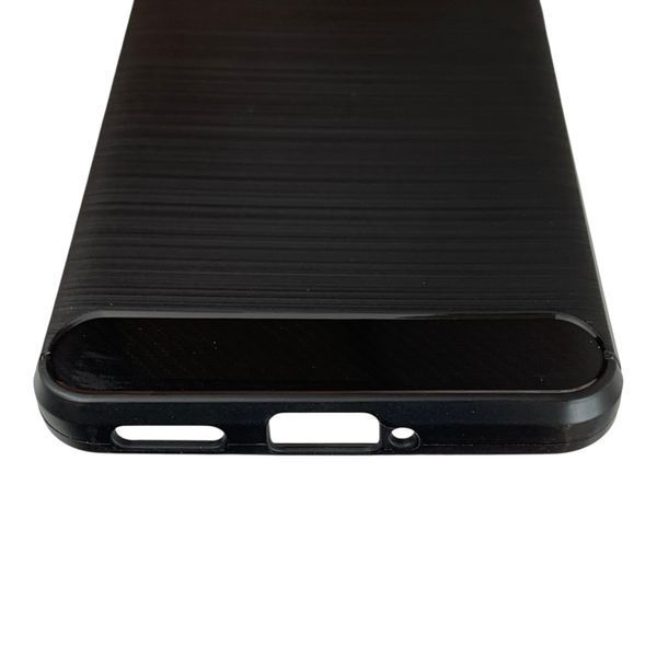 Чехол для телефона Xiaomi 13T карбоновый противоударный с высокими бортами черный 0052263 фото